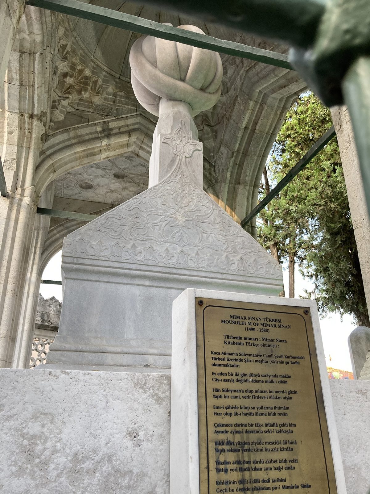 Mimar Sinan Türbesi, Süleymaniye